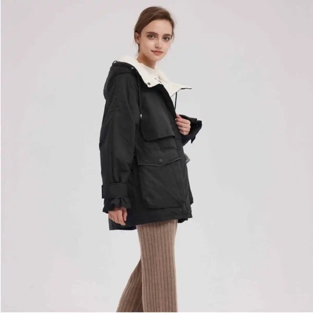 Nap Loungewear Goose Down Parka Jacket — image 2 of 8
